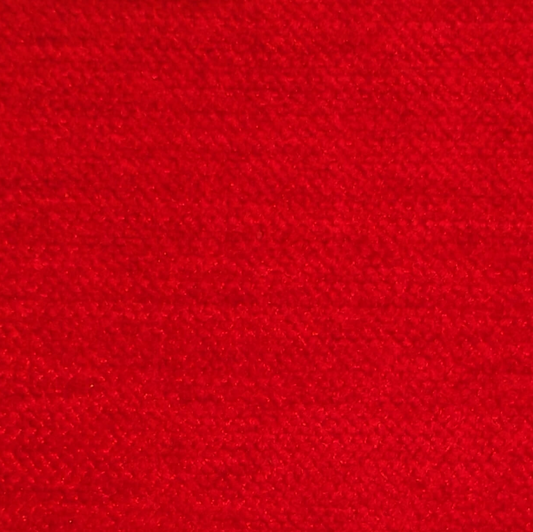 Arden Aquaclean Chenille Upholstery fabric in Rouge 