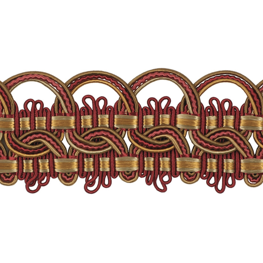 Atelier Braid Trim 35mm Rouge