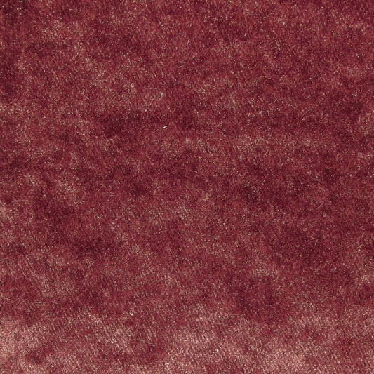 Ashbourne Plain Crushed Upholstery Velvet Berry