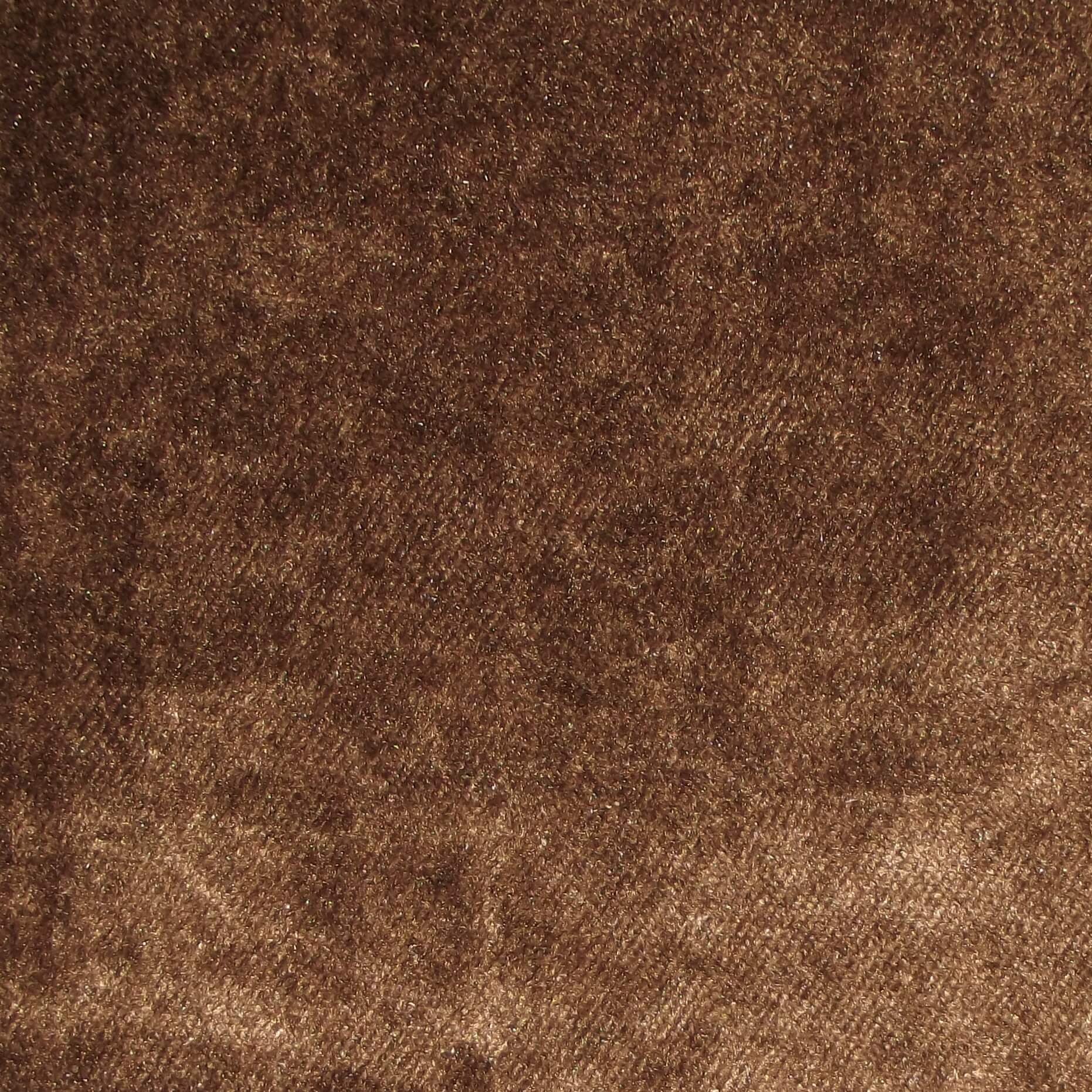 Ashbourne Plain Crushed Upholstery Velvet Mocha