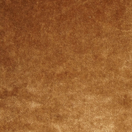 Ashbourne Plain Crushed Upholstery Velvet Tawny