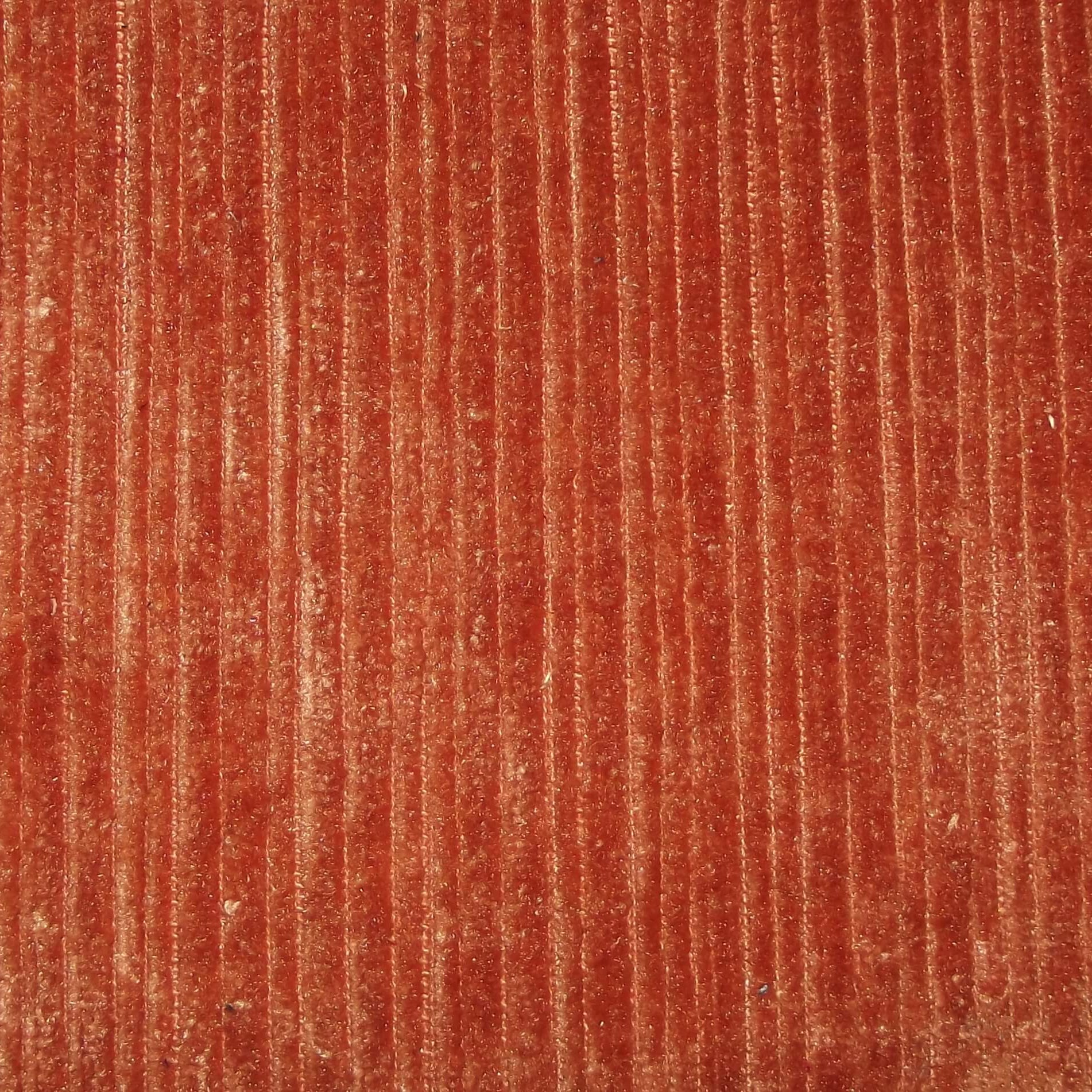 Ashbourne Ribbed Upholstery Velvet Cayenne