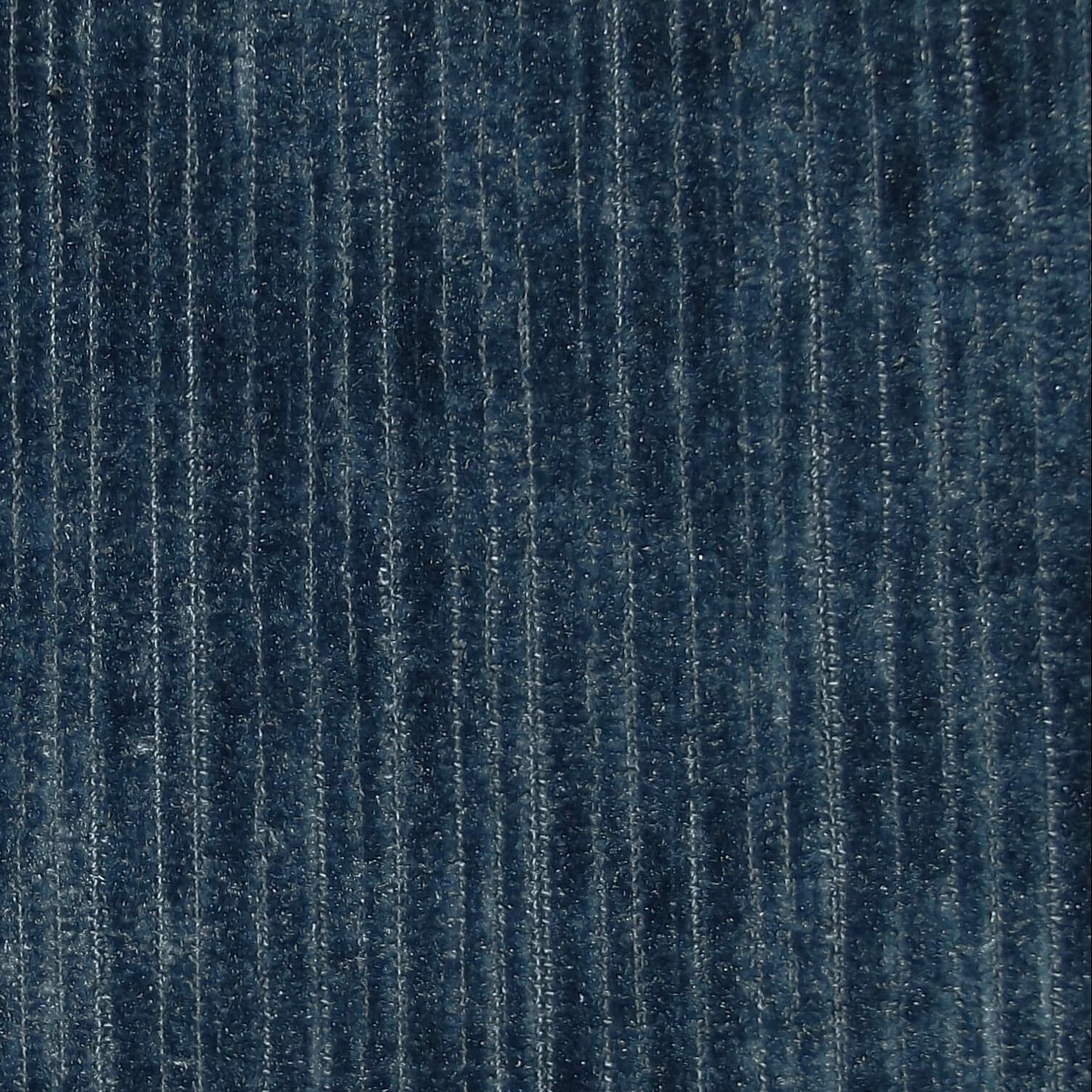 Ashbourne Ribbed Upholstery Velvet Oxford Blue