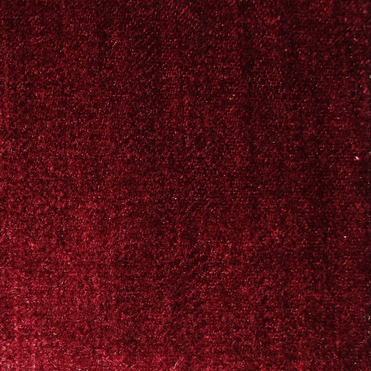 Ashbourne Slub Upholstery Velvet Claret
