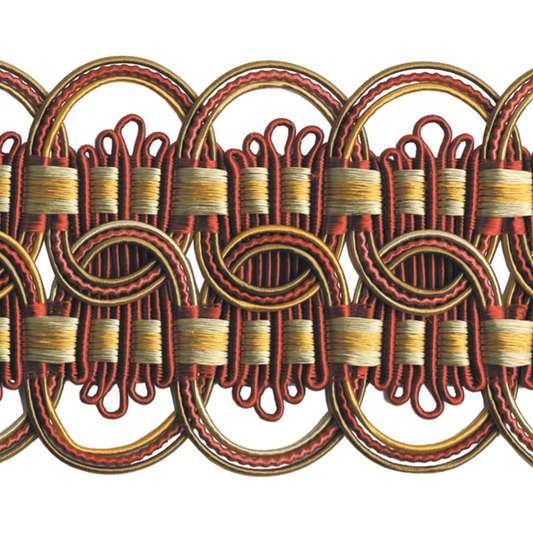 Atelier Wide Braid Trim 70mm Rouge