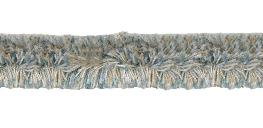 Textured blue and beige strip on a white background