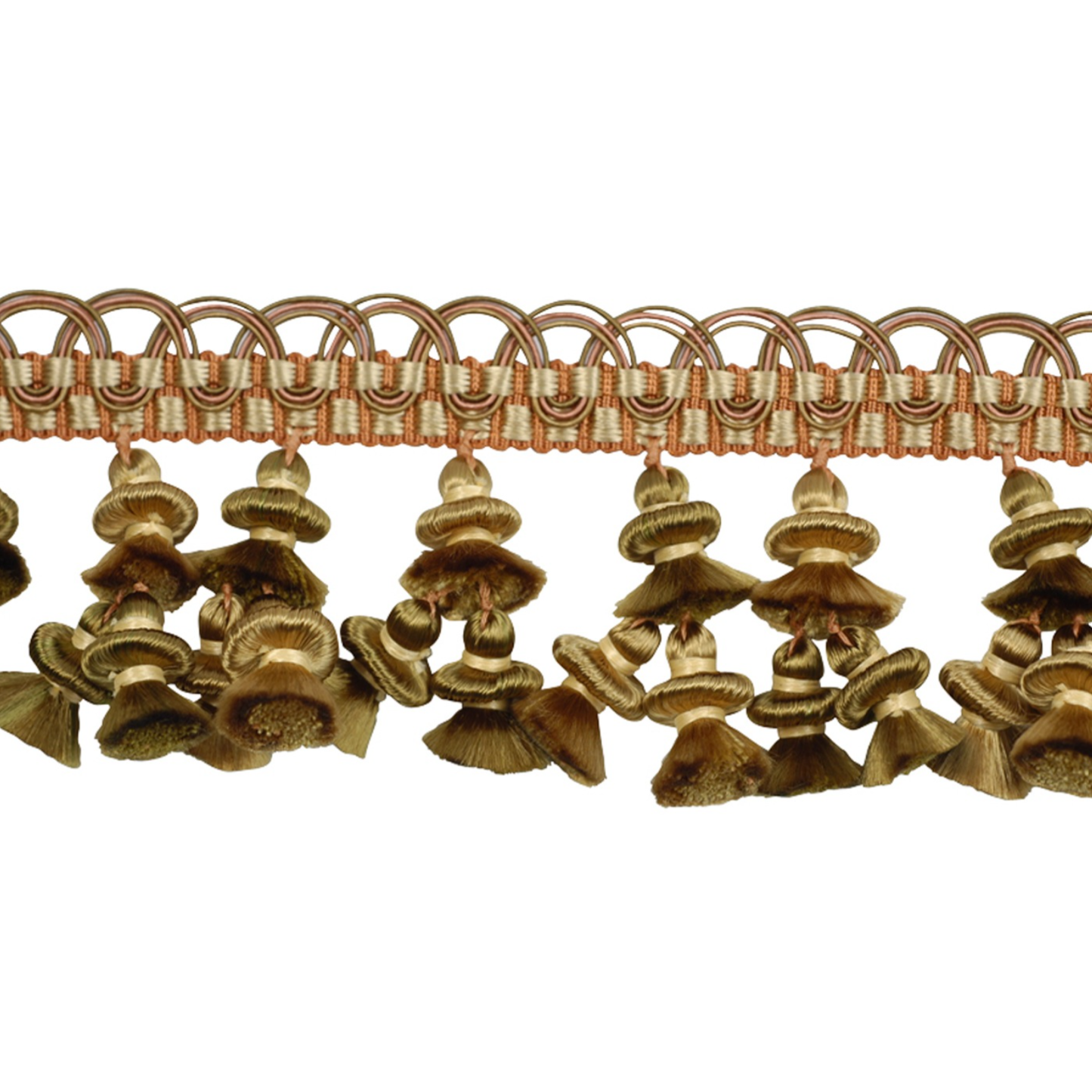 Atelier Tassel Fringe 65mm Trim Bronze