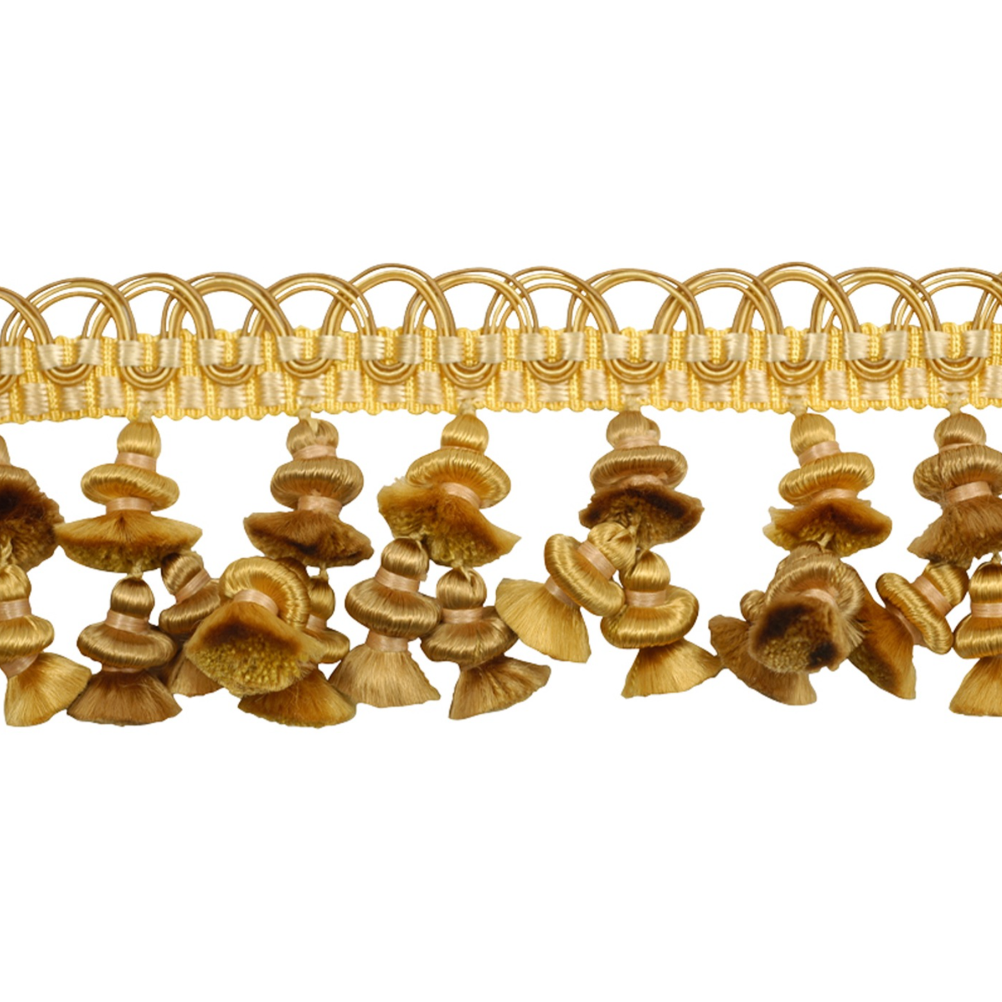 Atelier Tassel Fringe 65mm Trim Gold