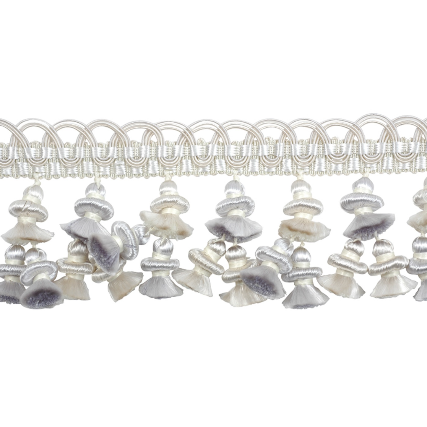 Atelier Tassel Fringe 65mm Trim Pearl