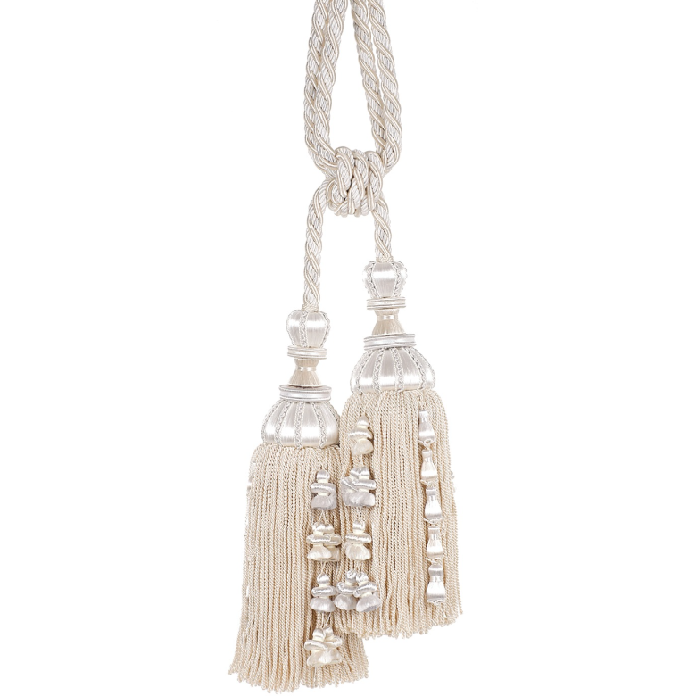 Atelier Two Tassel Tie Back Pearl