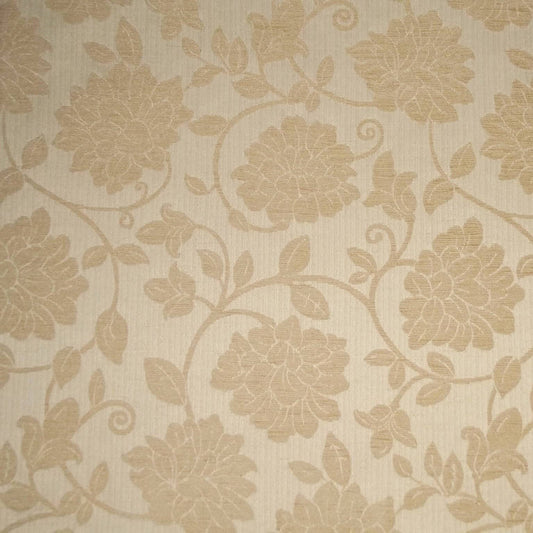 Audley Floral Damask Taupe Fabric Upholstery