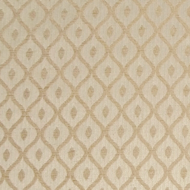 Audley Trellis Damask Chenille Taupe