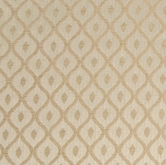 Audley Trellis Damask Chenille Taupe