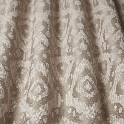 Axsum Pattern Axum Woven Jacquard Almond | Upholstery Ikat Fabric - Woven – Pure Fabrics