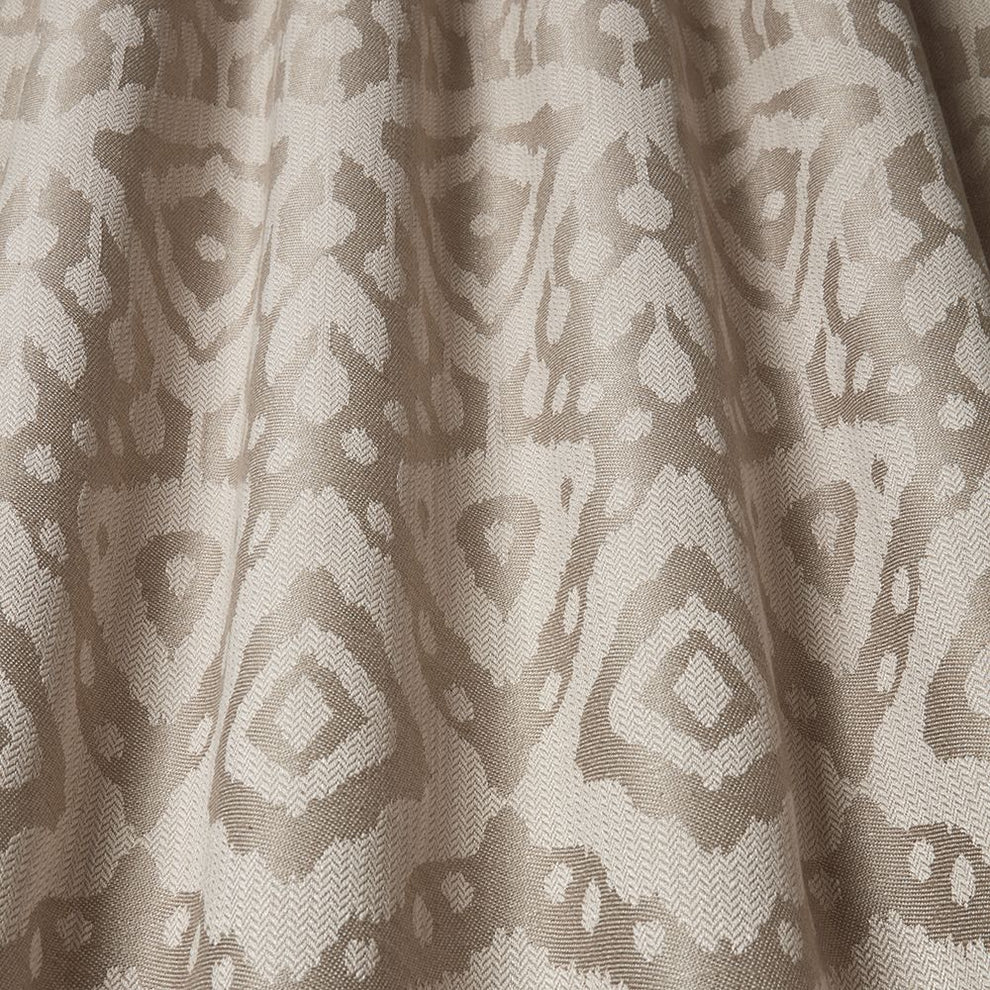 Axum Woven Jacquard Almond | Upholstery Ikat Fabric - Woven – Pure Fabrics