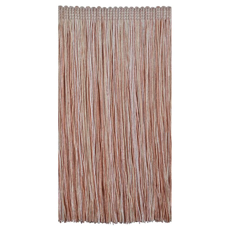 Balletto Chainette Fringe 20cm Trim Pale Rose