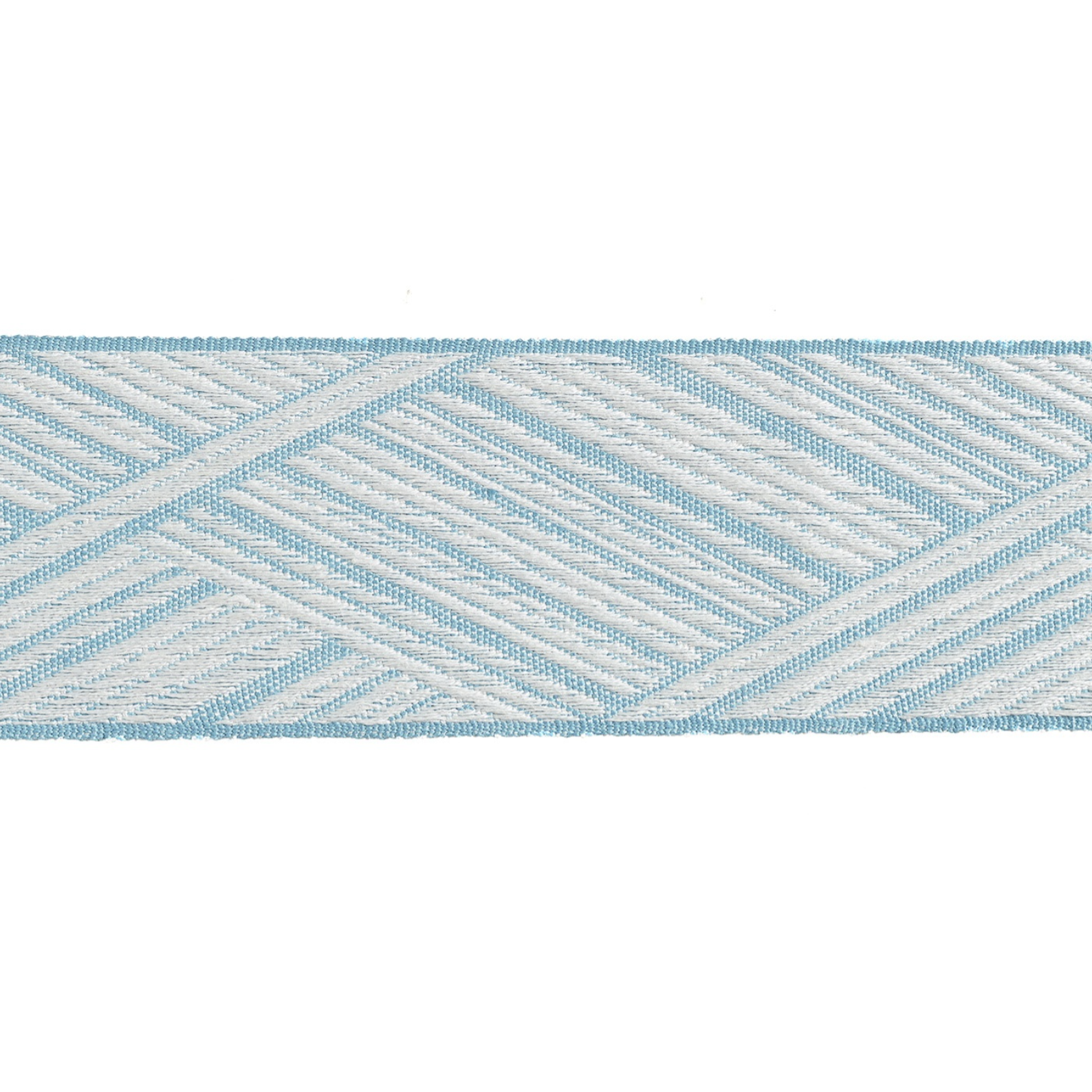 Baya Border Braid 60mm Trim Cornflower