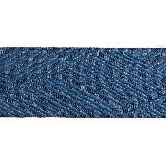 Baya Border Braid 60mm Trim Denim