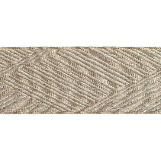 Baya Border Braid 60mm Trim Pale Stone