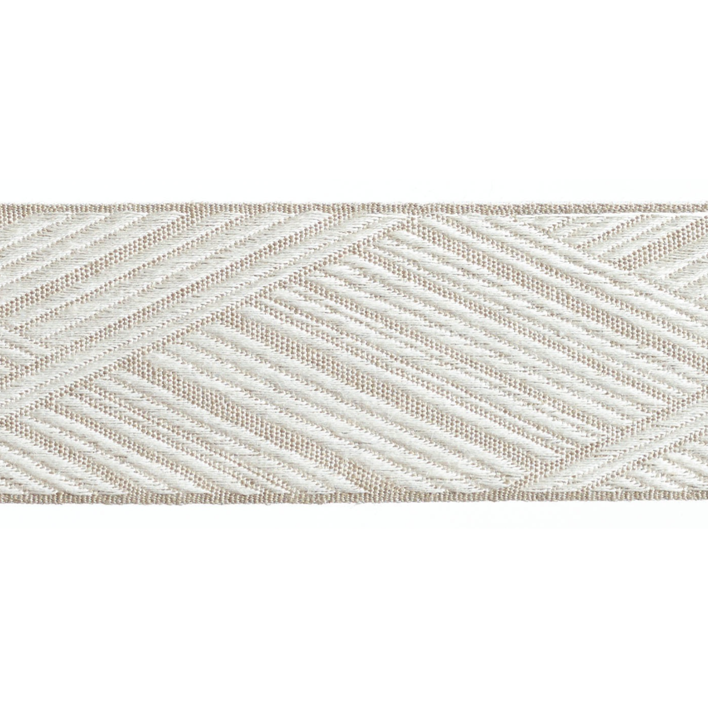 Baya Border Braid 60mm Trim Parchment