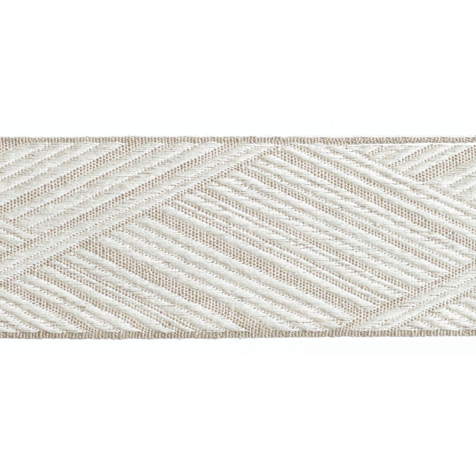 Baya Border Braid 60mm Trim Parchment