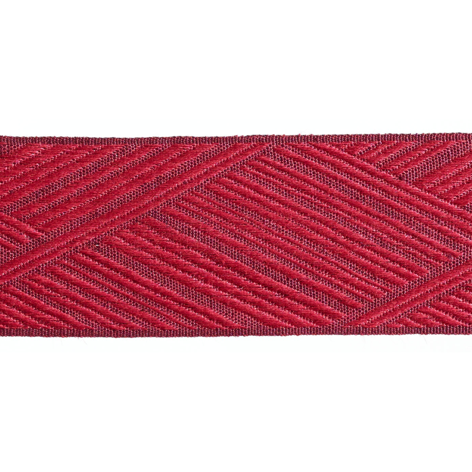 Baya Border Braid 60mm Trim Pomegranate