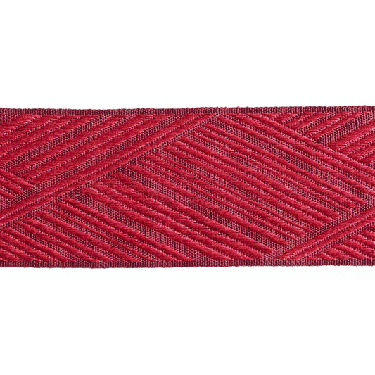 Baya Border Braid 60mm Trim Pomegranate