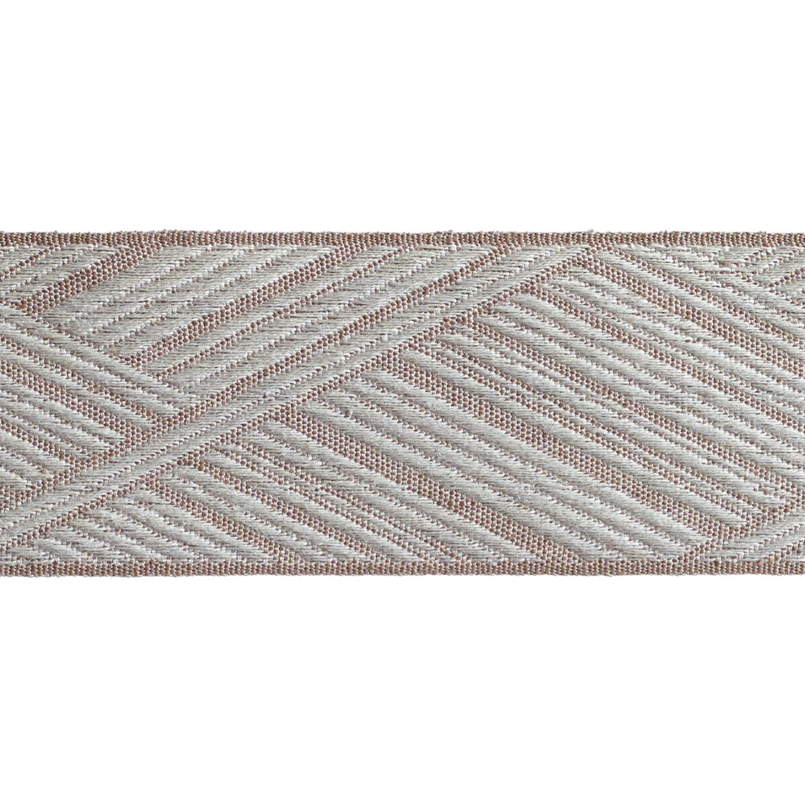 Baya Border Braid 60mm Trim Truffle