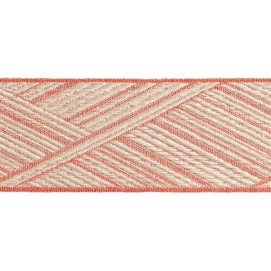 Baya Border Braid 60mm Trim Tuscan Rose