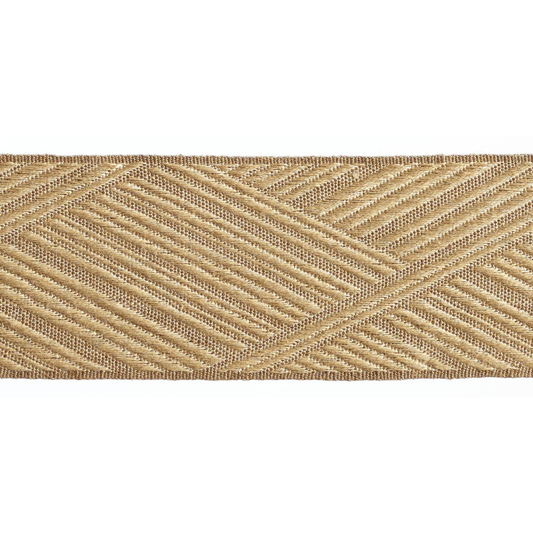 Baya Border Braid 60mm Trim Wheat