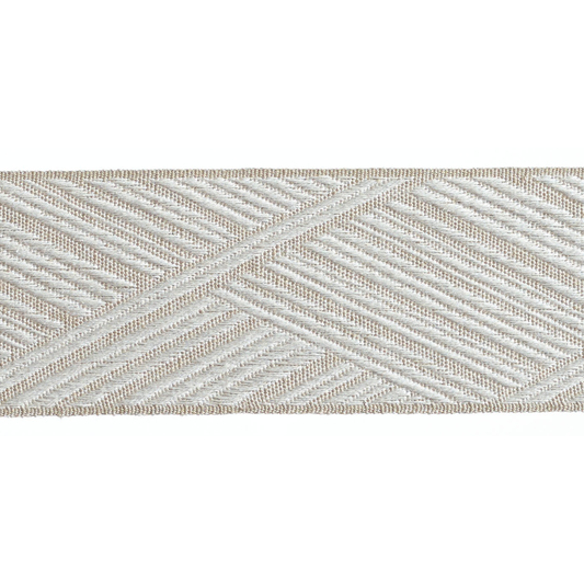 Baya Border Braid 60mm Trim Winter Linen