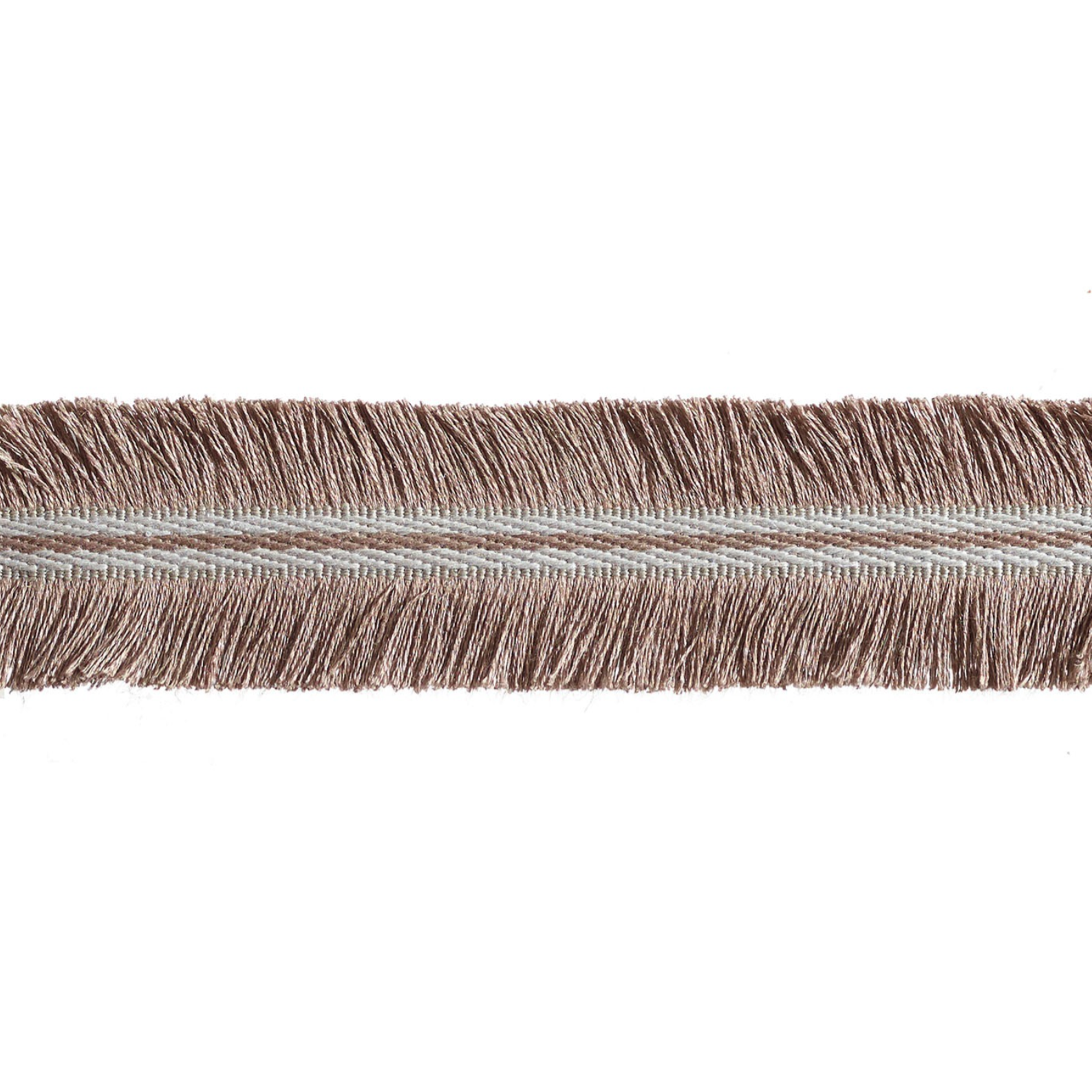 Baya Brush Fringe Braid 45mm Trim Truffle