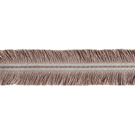Baya Brush Fringe Braid 45mm Trim Truffle