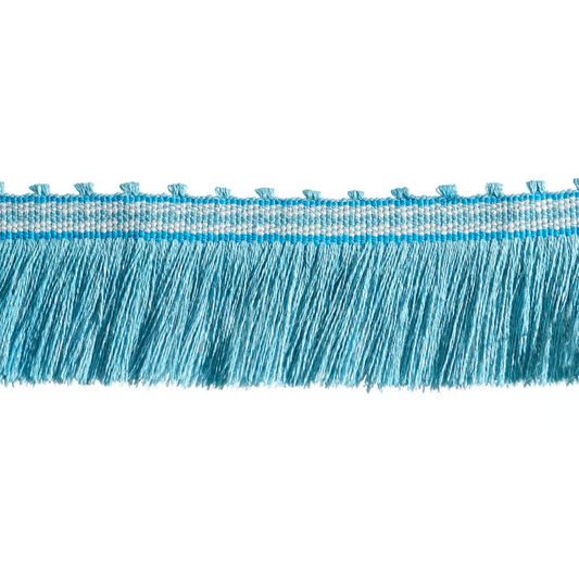 Baya Cut Fringe 45mm Trim Cornflower