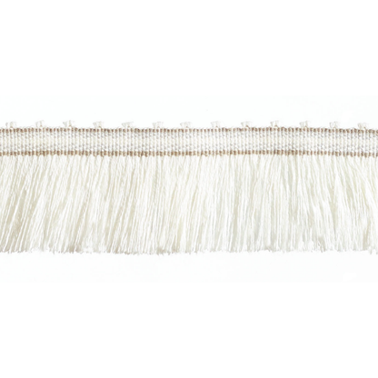 Baya Cut Fringe 45mm Trim Parchment