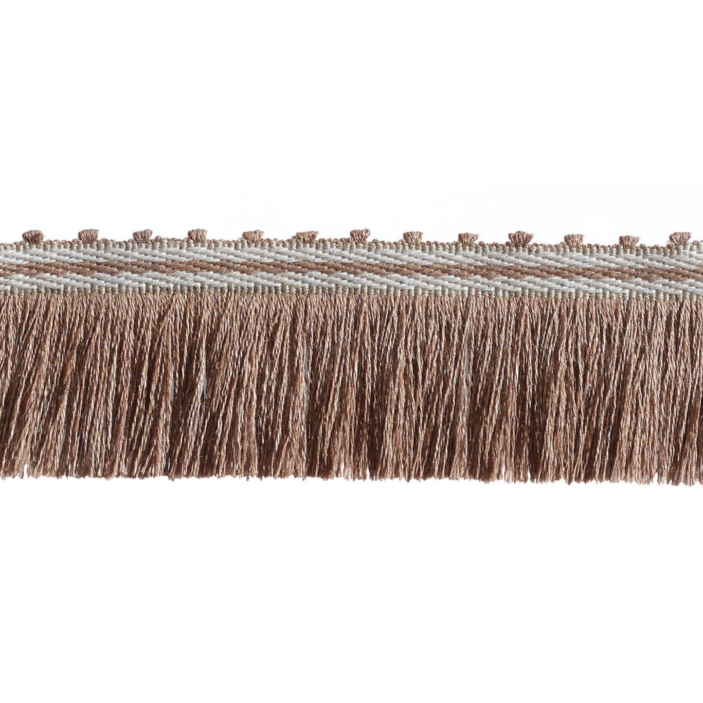 Baya Cut Fringe 45mm Trim Truffle