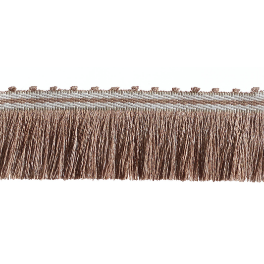 Baya Cut Fringe 45mm Trim Truffle