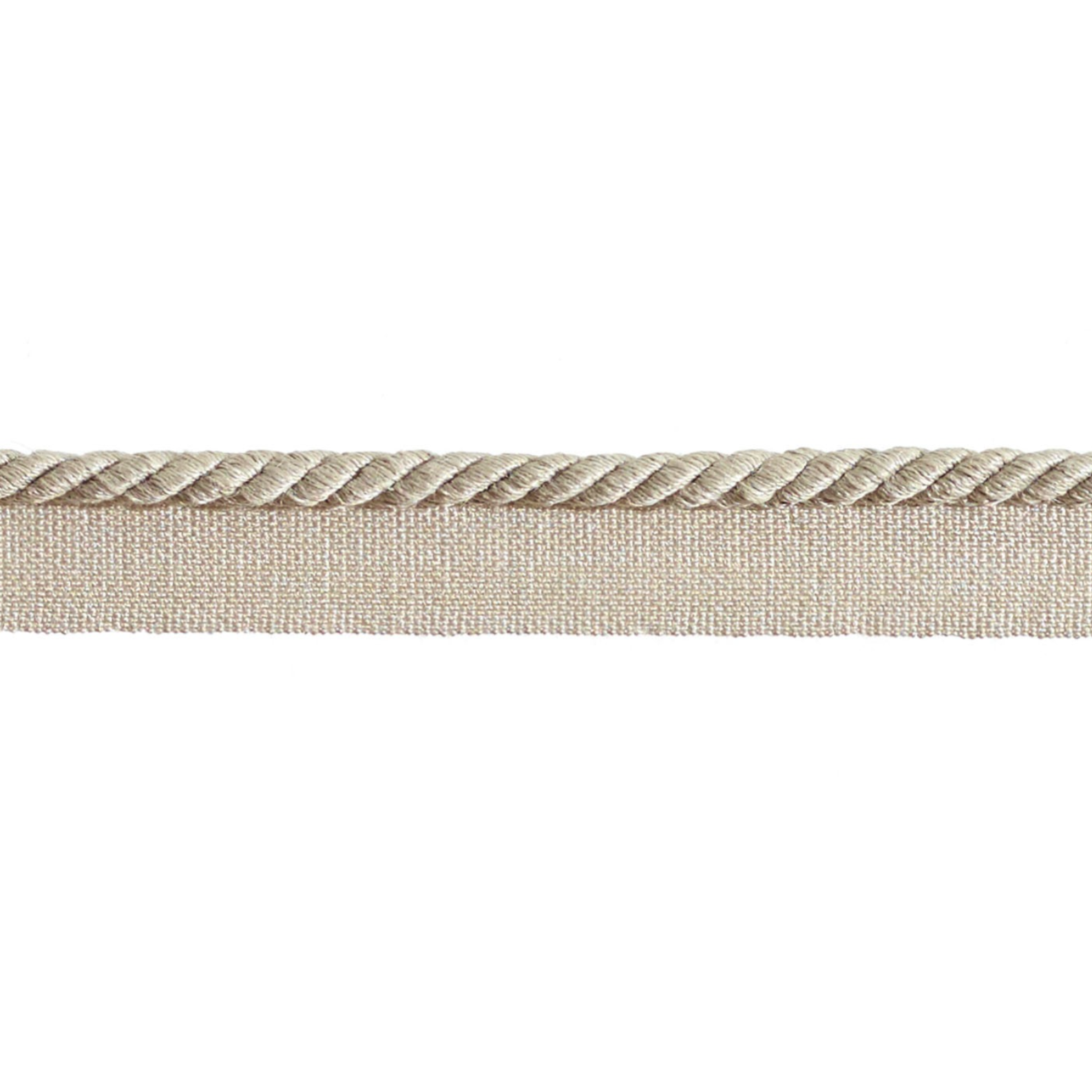 Baya Lip Cord 5mm Trim Pale Stone