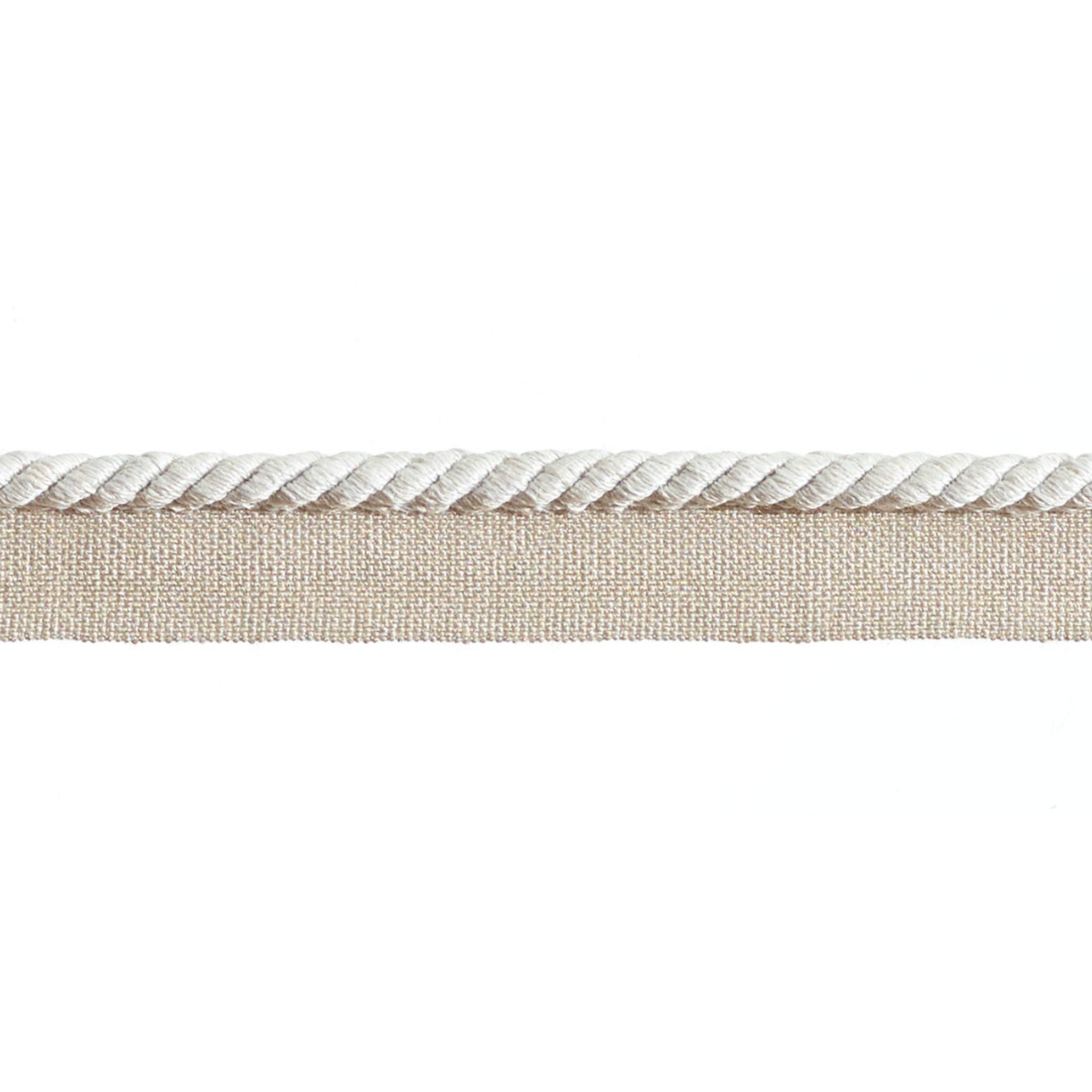 Baya Lip Cord 5mm Trim Winter Linen