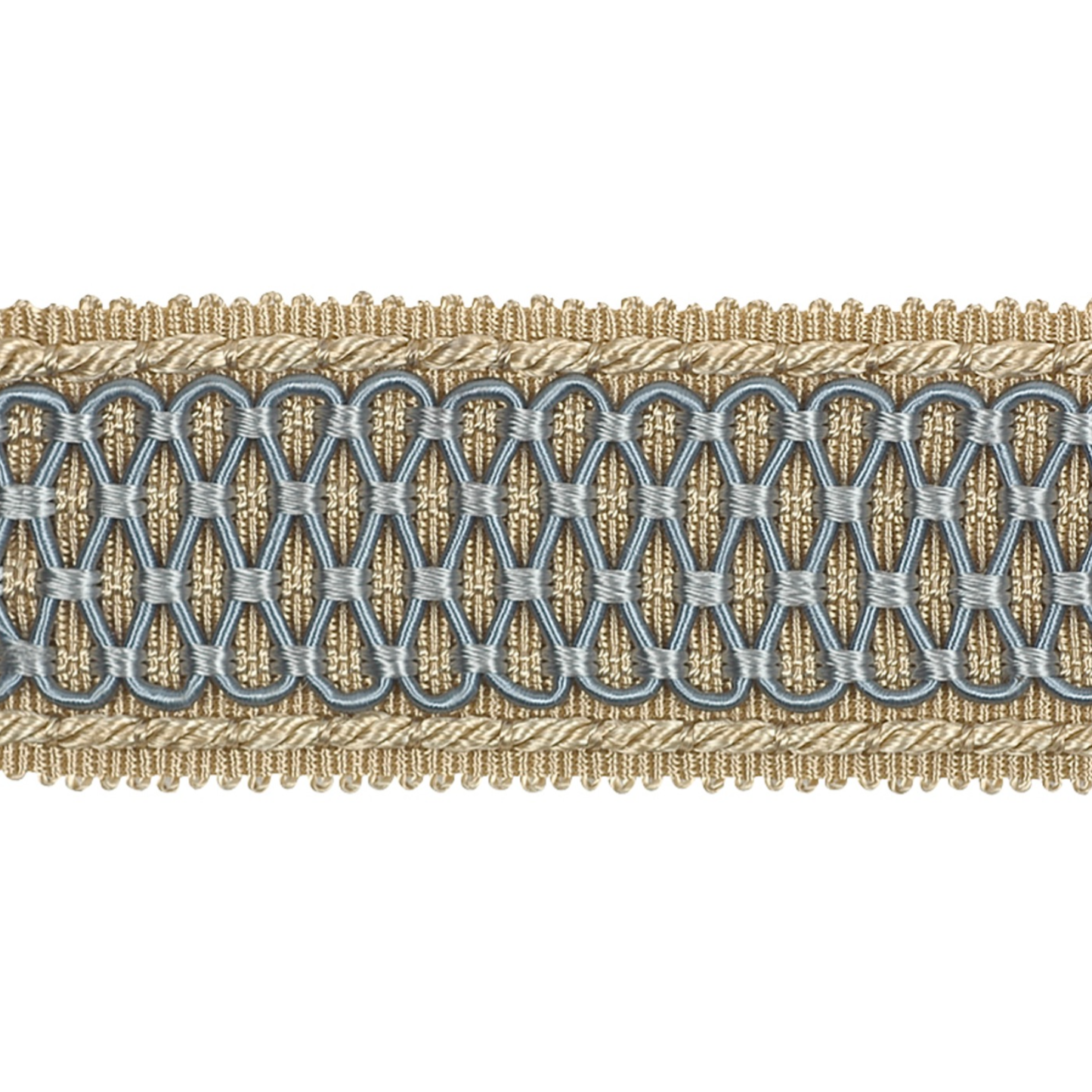 Belleforge Braid 35mm Trim Powder Blue