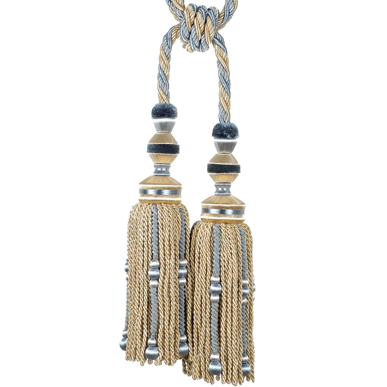 Belleforge Two Tassel Tieback Powder Blue