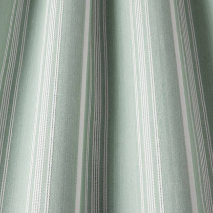 Close-up of Benedict Woven Stripe Agate cotton fabric showing soft texture and elegant stripe pattern, perfect for blinds or curtain projects.