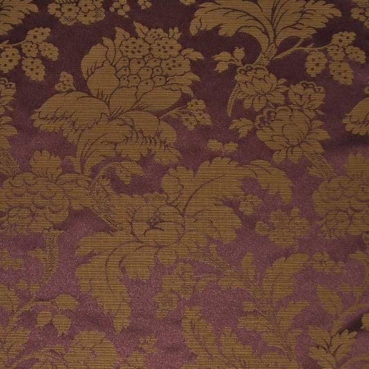 Damask Floral Curtain Upholstery Fabric