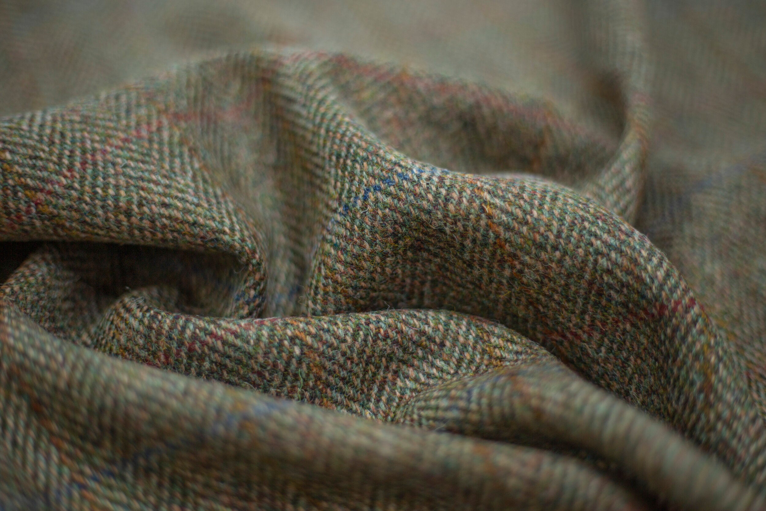 Harris tweed herringbone on sale fabric