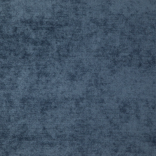 Casa Velvet fabric in sapphire blue with a luxurious, soft texture, ideal for upholstery and home décor projects. Durable and washable material.