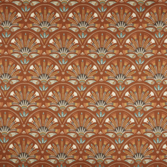 Clara Art Deco Amber Fabric