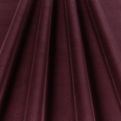 Clerkenwell Contract Velvet Aubergine fabric draped