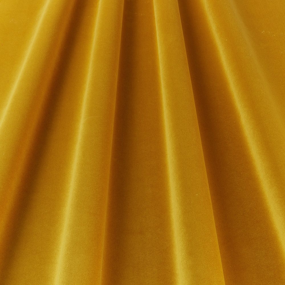 Fabric Clerkenwell Contract Velvet Ochre for Upholstery