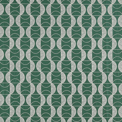 Deco GeoStitch Emerald