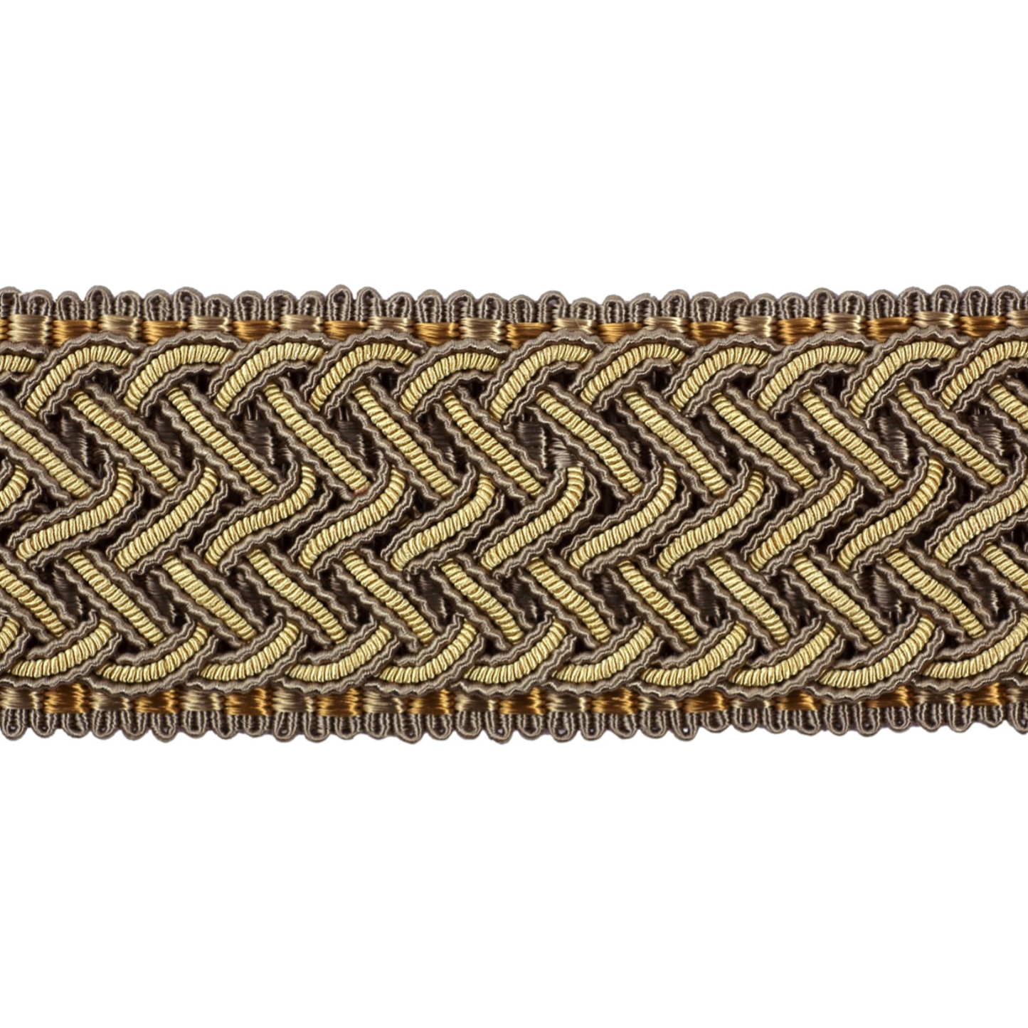 Decoluxe Braided Border 45mm Trim Heather